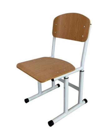 Стілець учнів.полозковий, рост.гр.№4-6, АНШАР ГРУП (190109 HPL), з регул.глибин.сидіння, хім.стійке покриття фанери плаcтик. HPL, каркас– посилена кругла труба